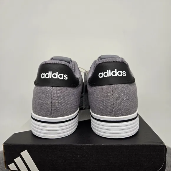 New adidas Daily 4.0 Grey Core Black Men's Shoes Size 10