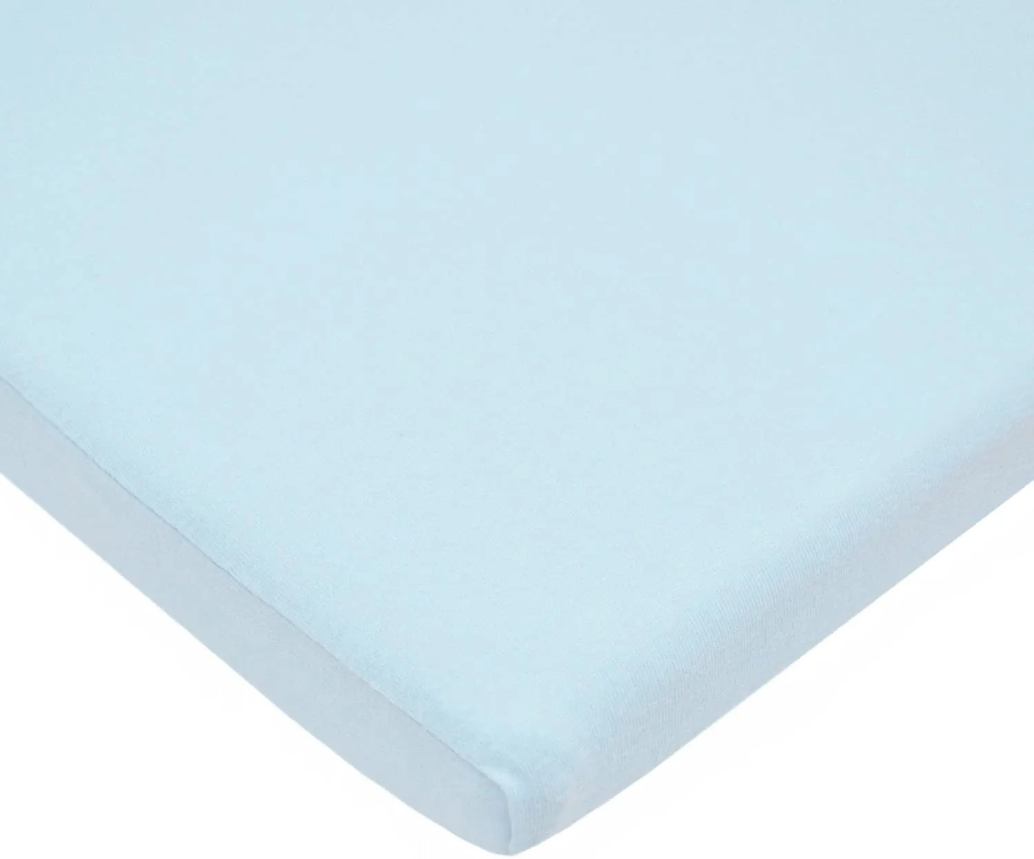 New American Baby Company 100% Natural Cotton Supreme Jersey Knit Fitted Bassinet Sheet, Blue, Soft Breathable
