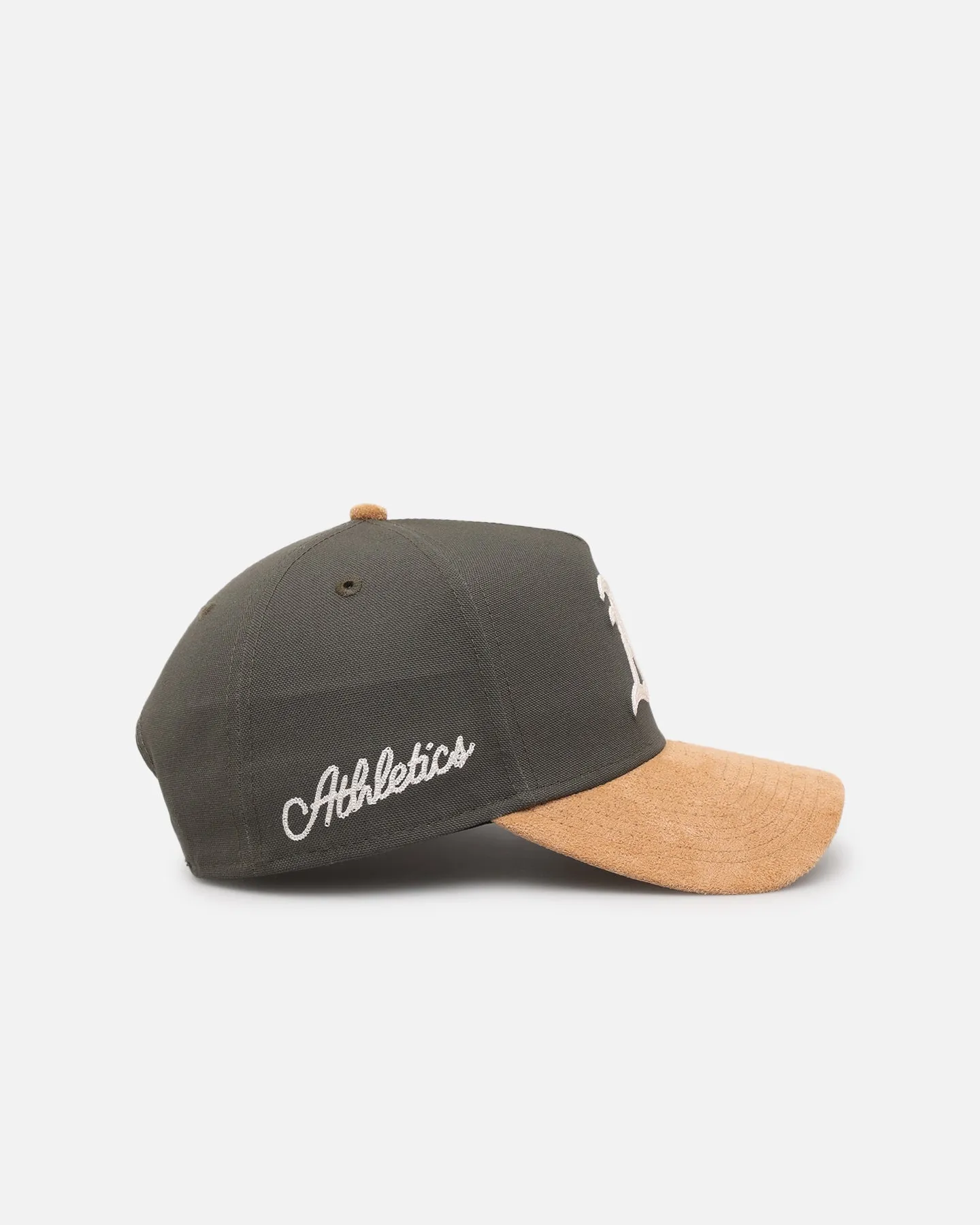 New Era Oakland Athletics 'Moss Canvas Wheat' 9FORTY A-Frame Snapback Moss Canvas/Ivory
