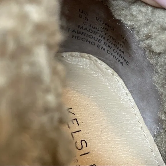 New! Kelsi Dagger Kayak Faux Fur Leather Boot 8.5