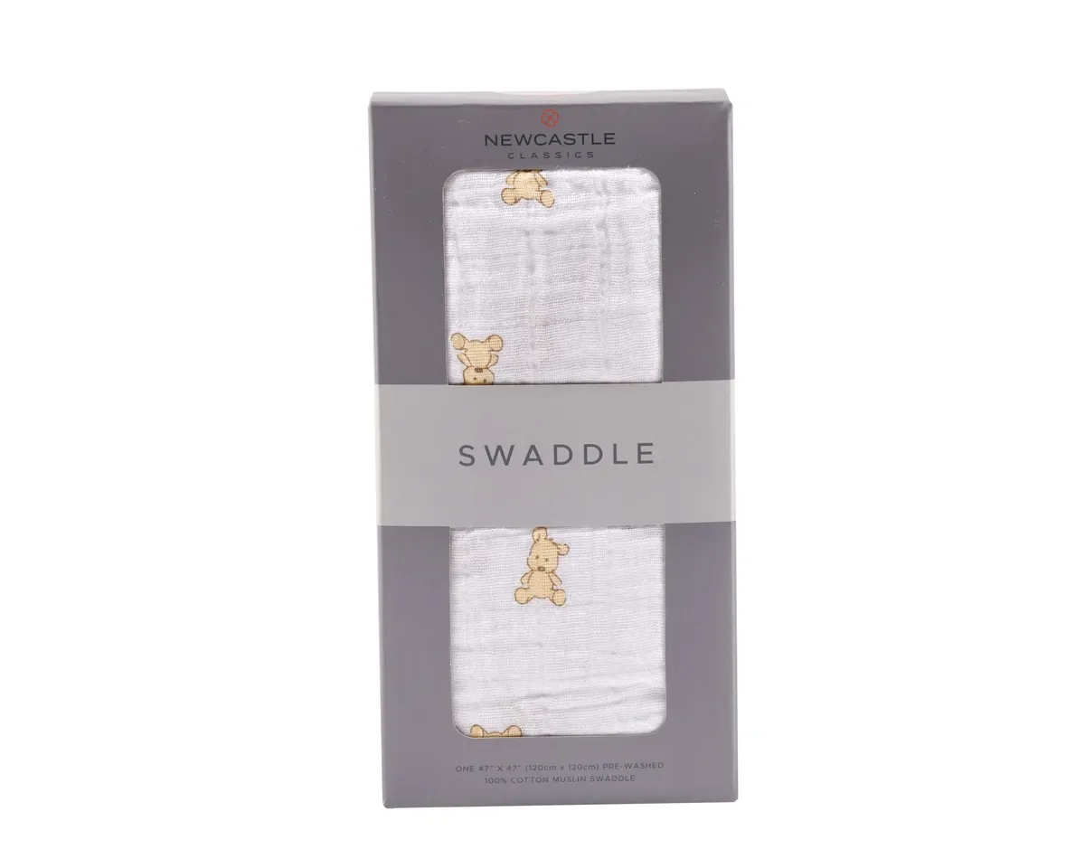 Newcastle Classics Swaddle Teddy Bear