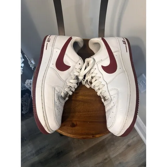 Nike Air Force 1 One Low White 315122-165 2008 Battlefield Sneaker Men Size 10.5
