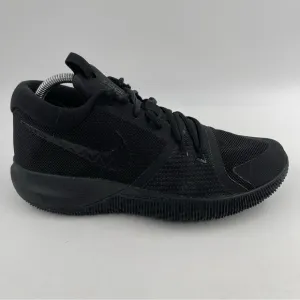 Nike Men’s Zoom Assertion 917505-002 Triple Black Lace-Up Basketball Shoes- SZ 8