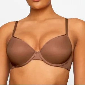 NWT SKIMS 40C Limited Edition Weightless Demi Bra Jasper Brown