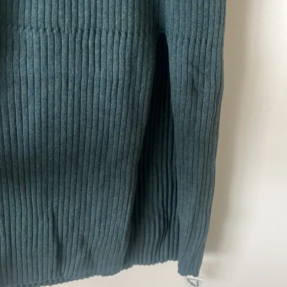 NWT Skin Mariana Midi Dress Cotton Cashmere Blue Green Size Small Reg. $350