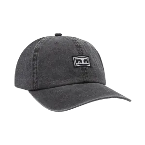 Obey Icon eyes pigment 6 panel velc Pigment black