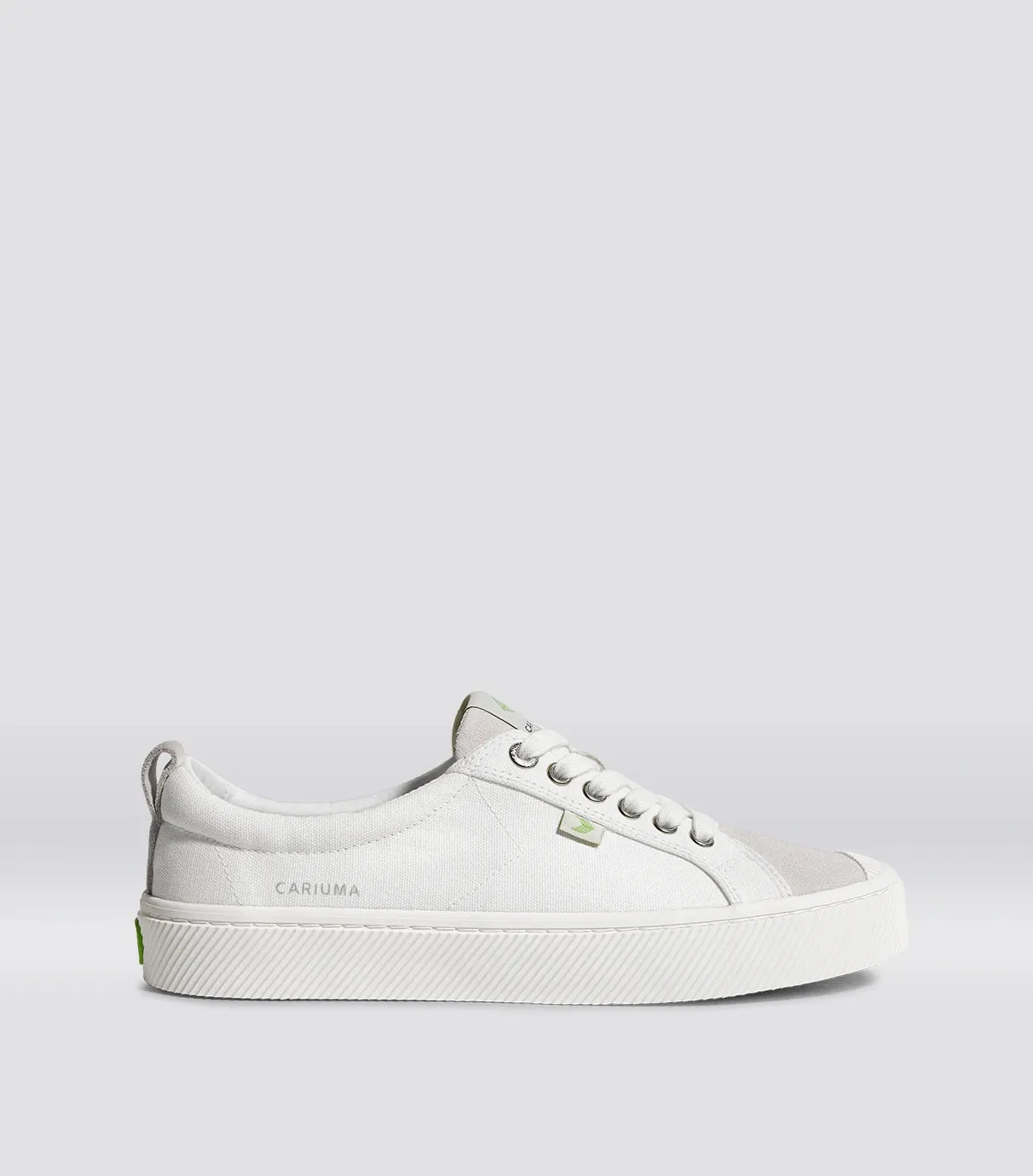 OCA Low Off-White Canvas Vintage White Suede Sneaker Women