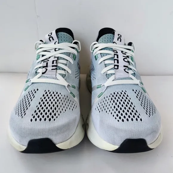 ON Cloudsurfer Sneakers 8.5 Light Blue Athletic Running Shoes Men's