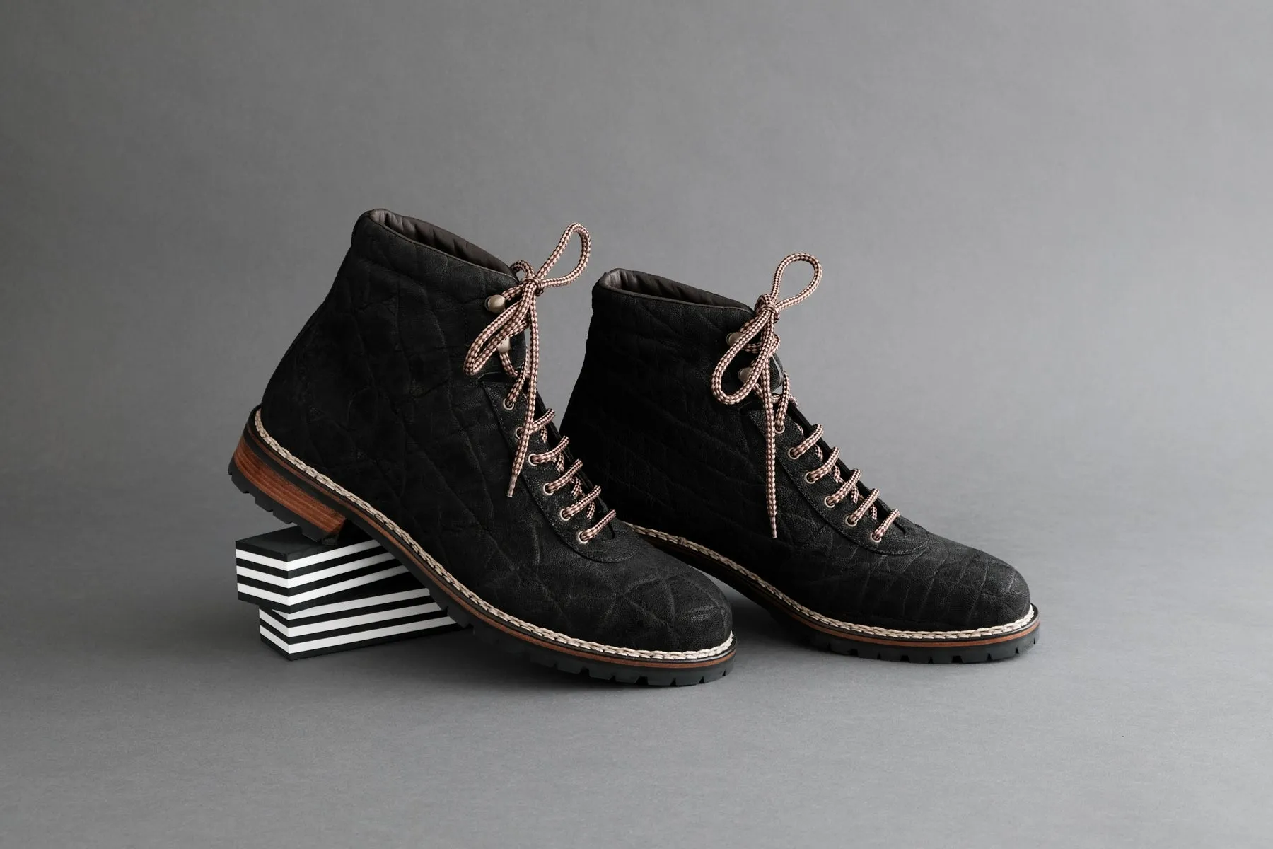 OneFiveFour.Karl Hiking Boots from Elephant Leather