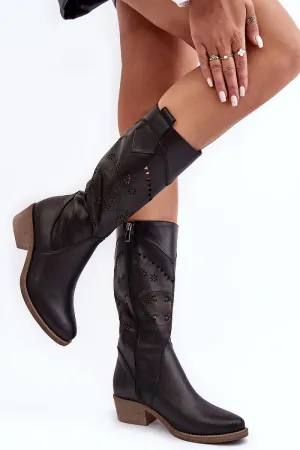 Open-work Boots