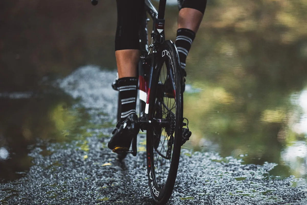 PEdALED Hikari Reflective Socks Three Stripes