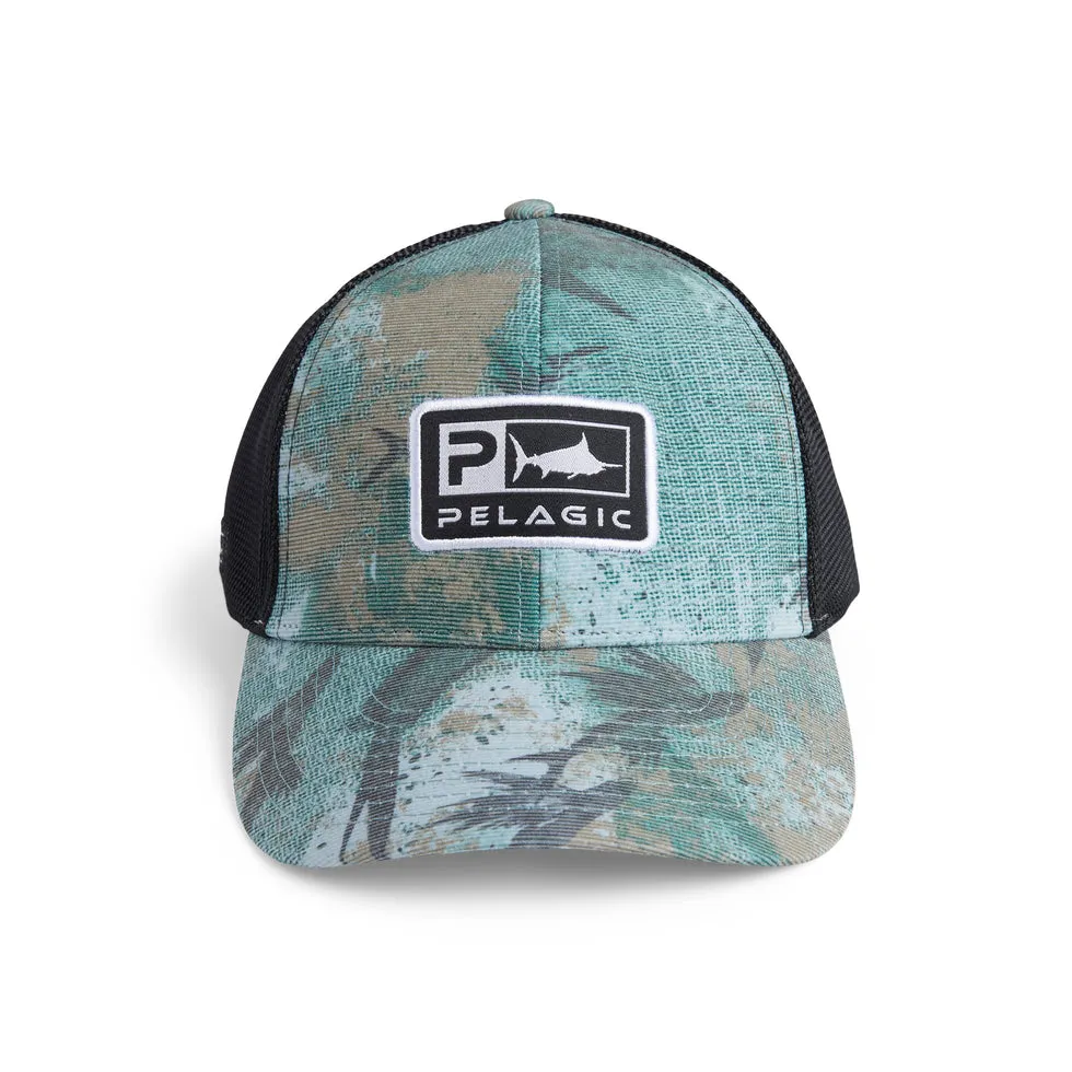 Pelagic Offshore Icon Gyotaku Low Profile Trucker