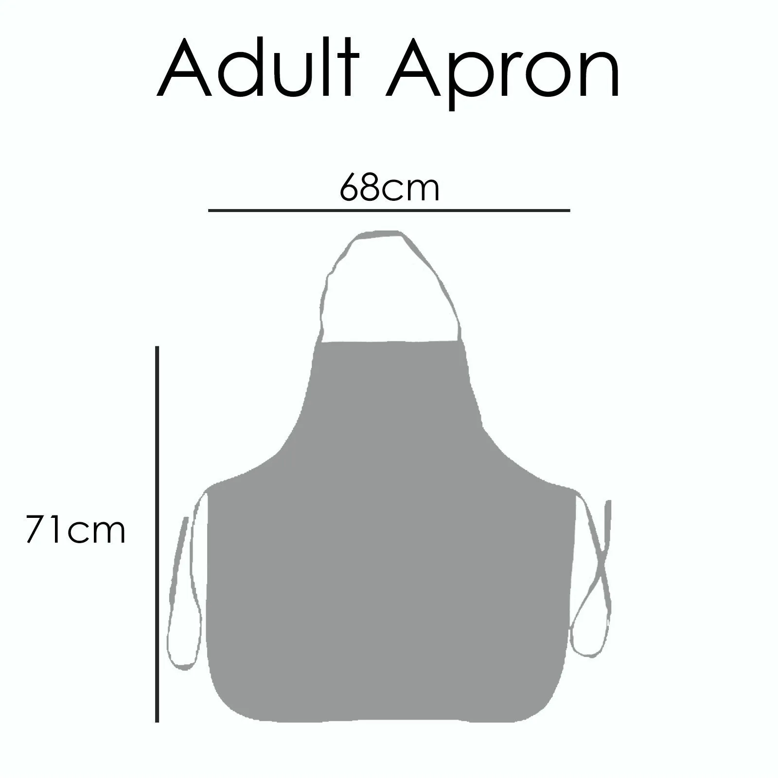 Personalised Canvas Apron with Cow Pink Bows and Name Design