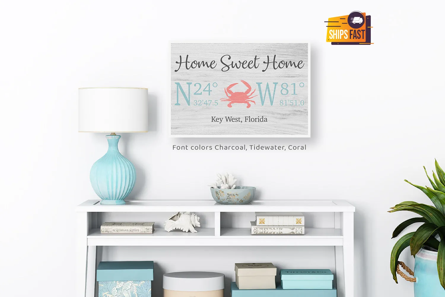 Personalized HOME SWEET HOME Sign