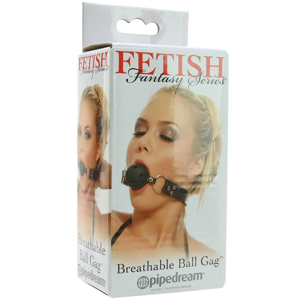 Pipedream Fetish Fantasy Series Breathable Ball Gag in Black