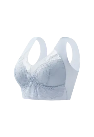 Plus-Size Lace Breathable Bra