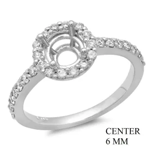 PMI 14W@2.90 28RD1@0.52 6MM ROUND HALO LOW PROFILE