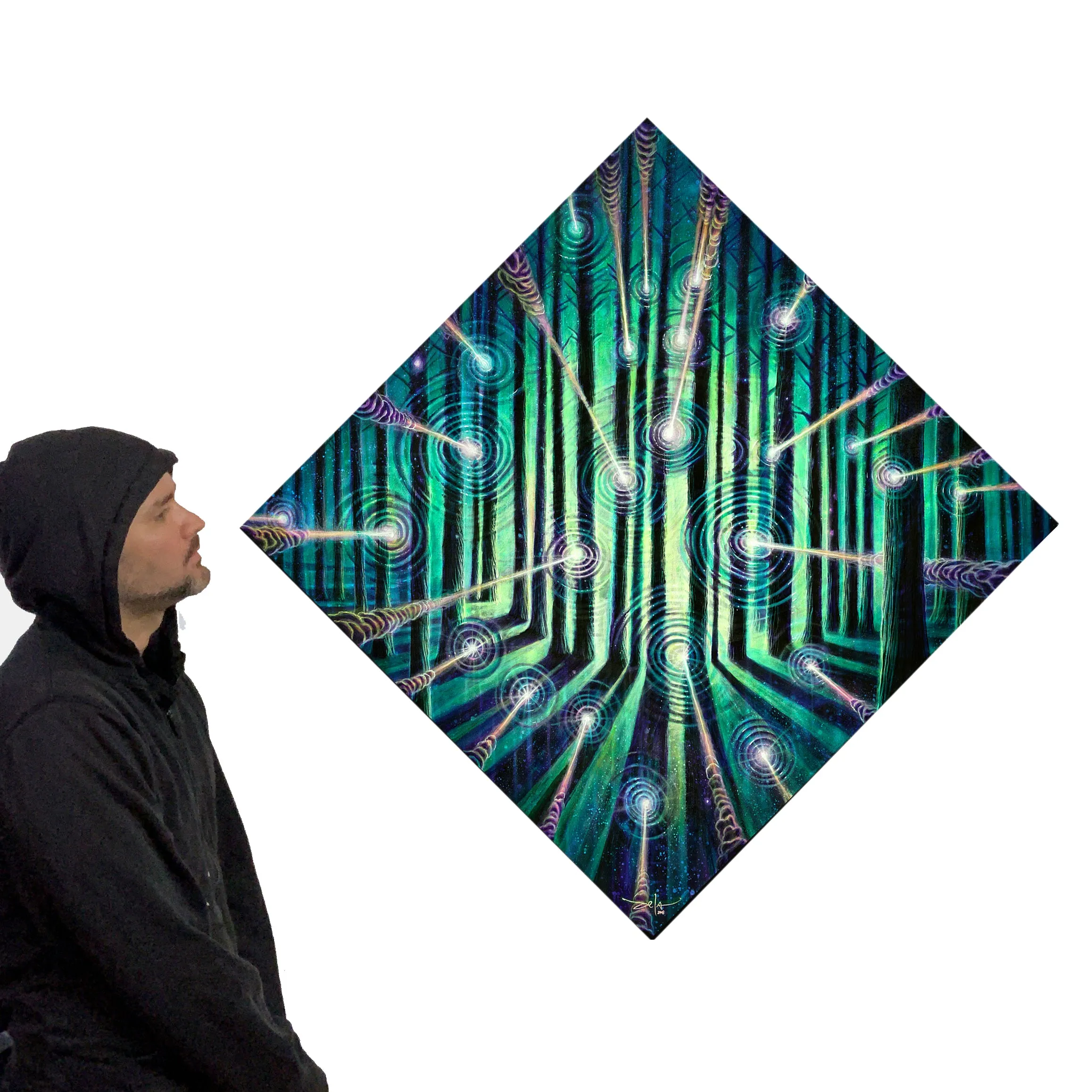 "Neon Forest" - Canvas Prints Only