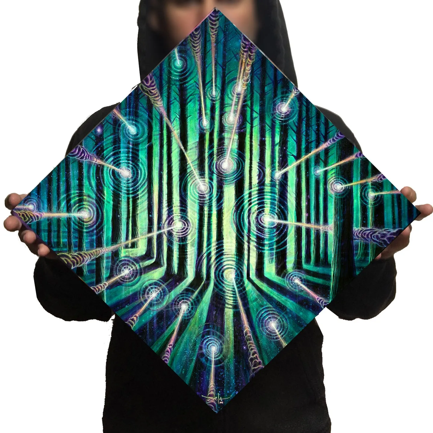 "Neon Forest" - Canvas Prints Only