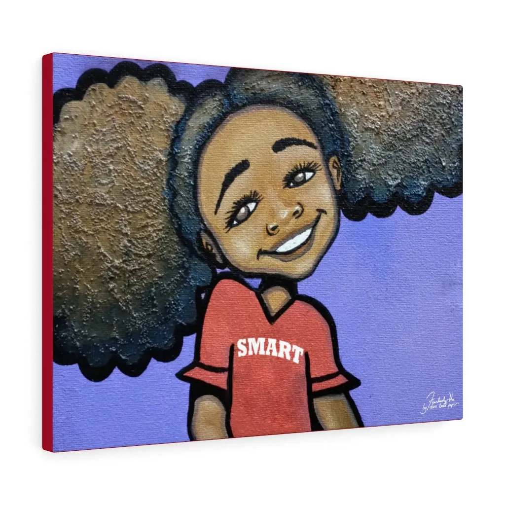 "Smart Girl" Canvas Gallery Wrap Print