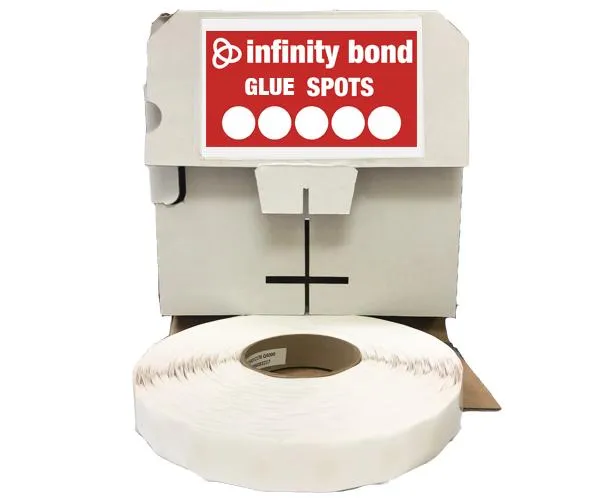 Removable Glue Spots - 1/2" Low Tack with Low Profile