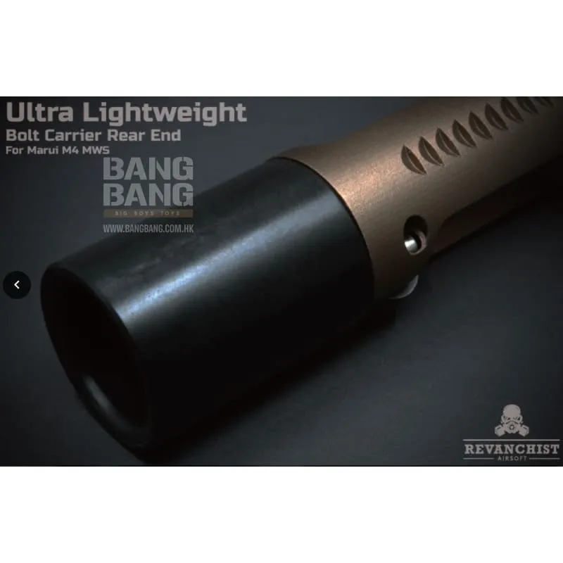 Revanchist Airsoft Ultra Lightweight Bolt Carrier Rear End For Marui M4 MWS