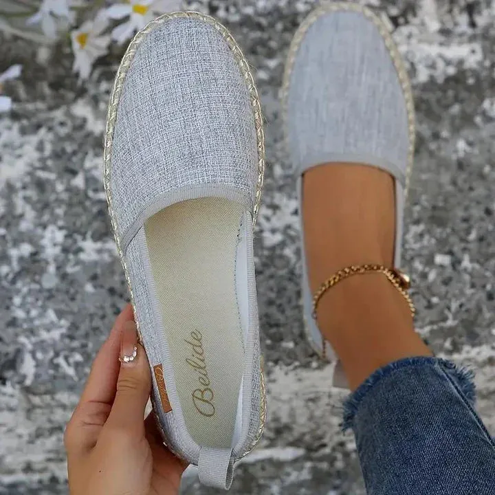 Rigmor - summer espadrilles made of lightweight canvas