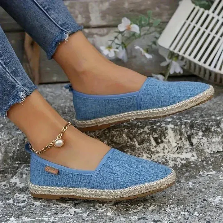 Rigmor - summer espadrilles made of lightweight canvas