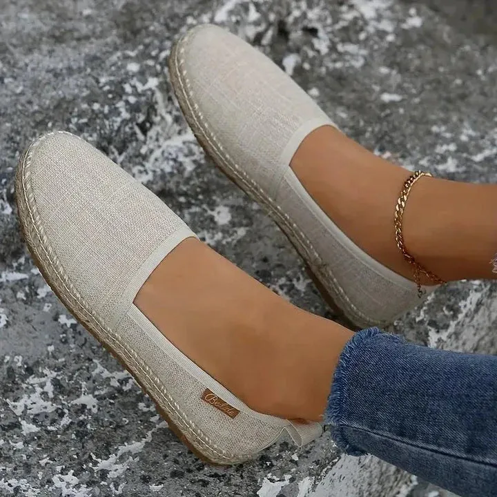 Rigmor - summer espadrilles made of lightweight canvas