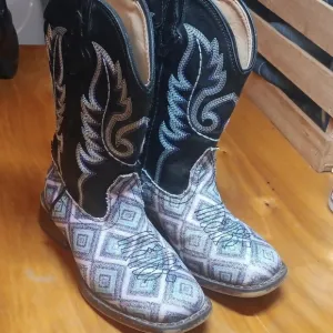 Roper little girl sparkly cowboy boots size 11