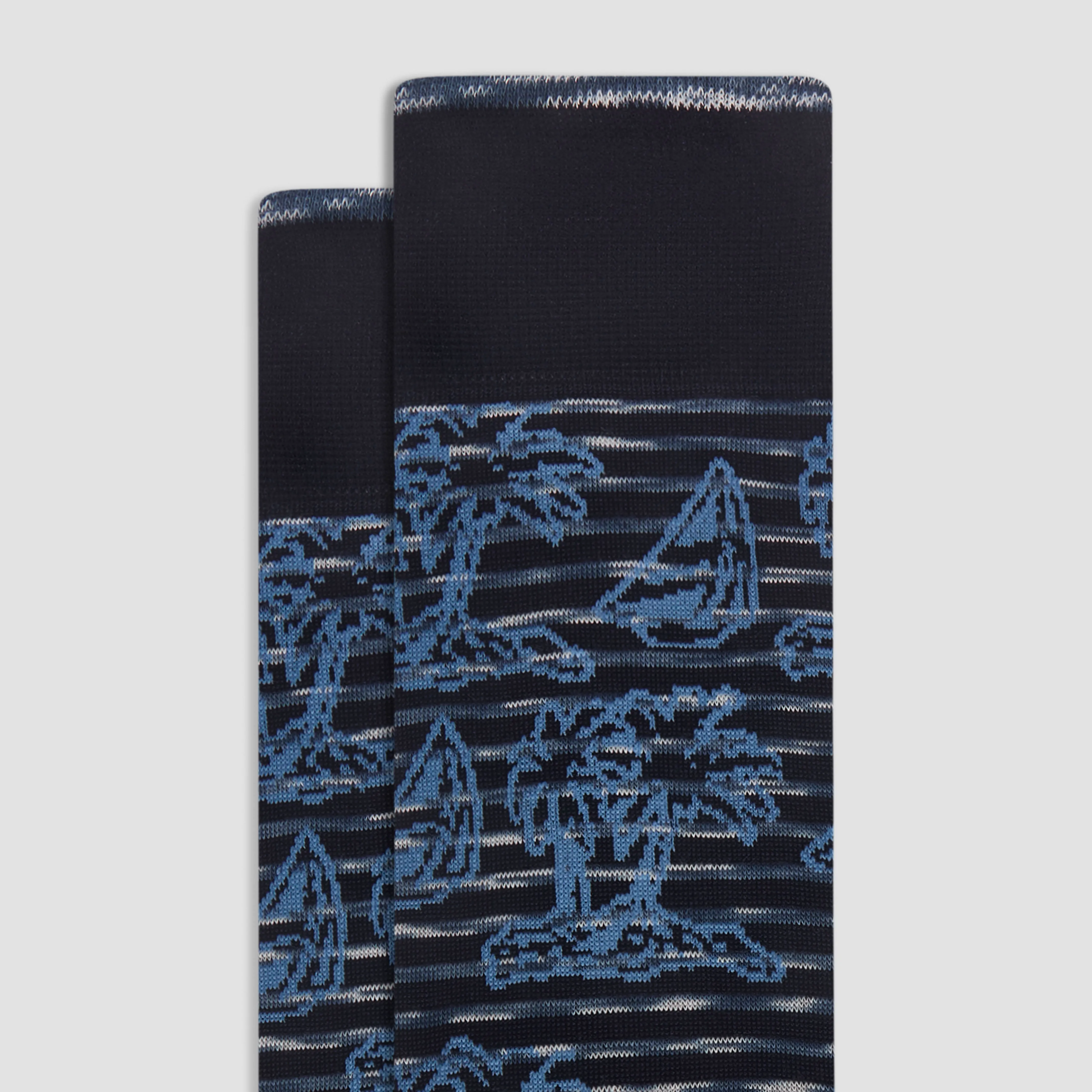 Sailboat Mid-Calf Socks