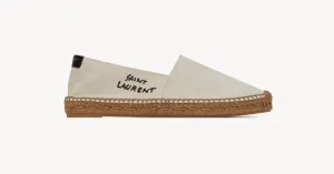 SAINT LAURENT EMBROIDERED ESPADRILLES IN CANVAS