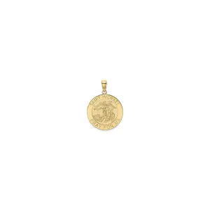Saint Michael Satin Medal (14K)