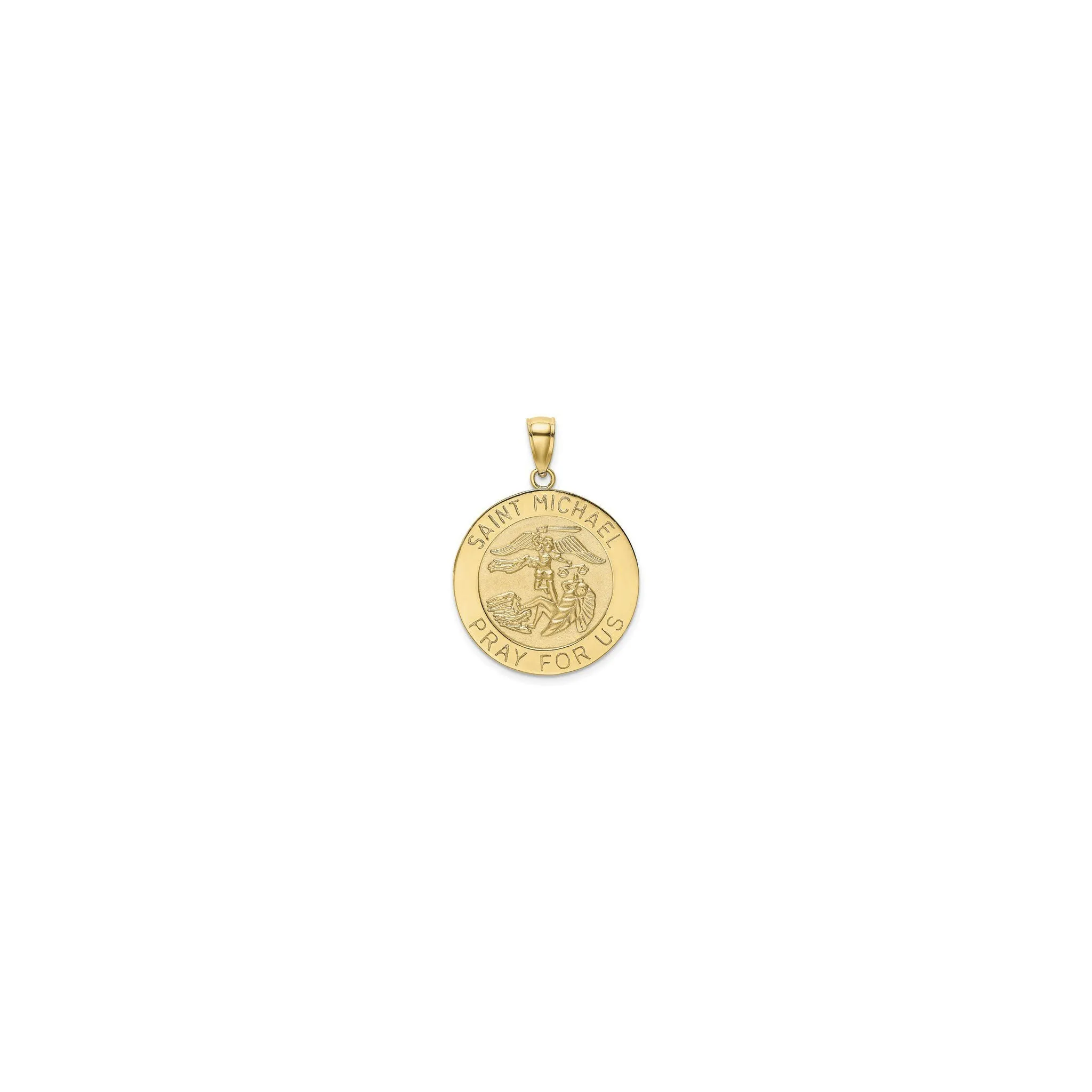 Saint Michael Satin Medal (14K)