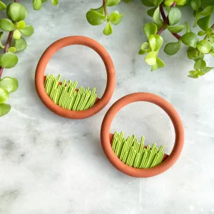 San Pedro Cactus Wall Hoops