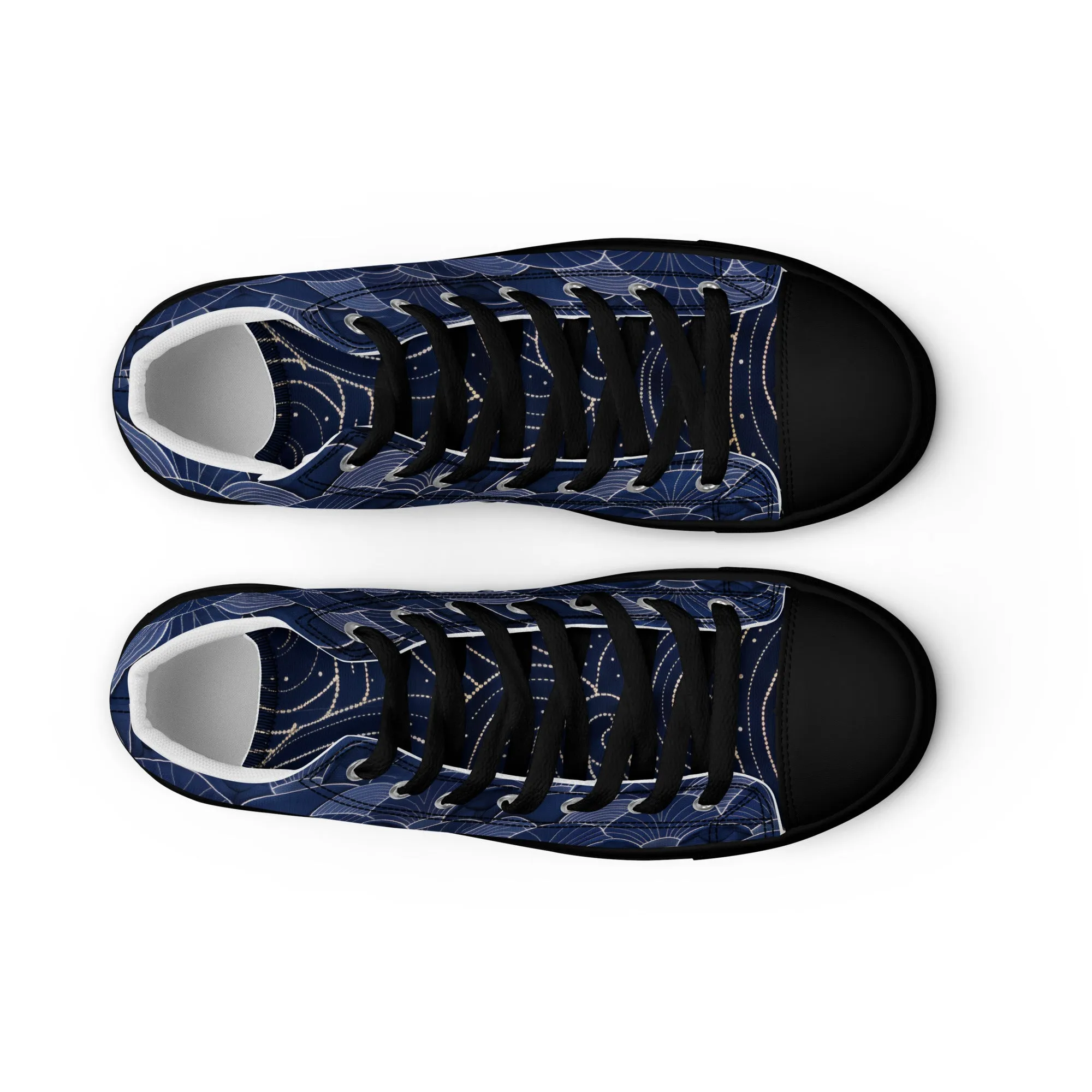 Sashiko - Men’s high top canvas shoes