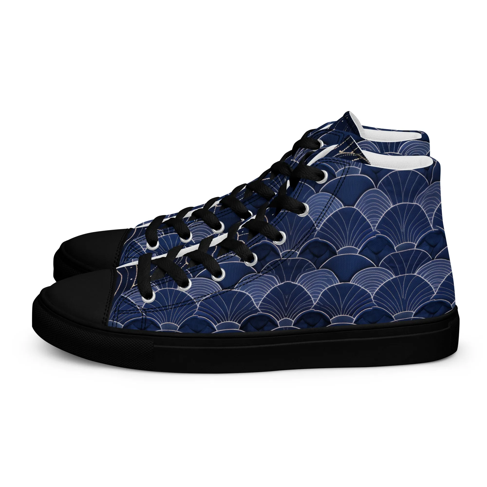 Sashiko - Men’s high top canvas shoes
