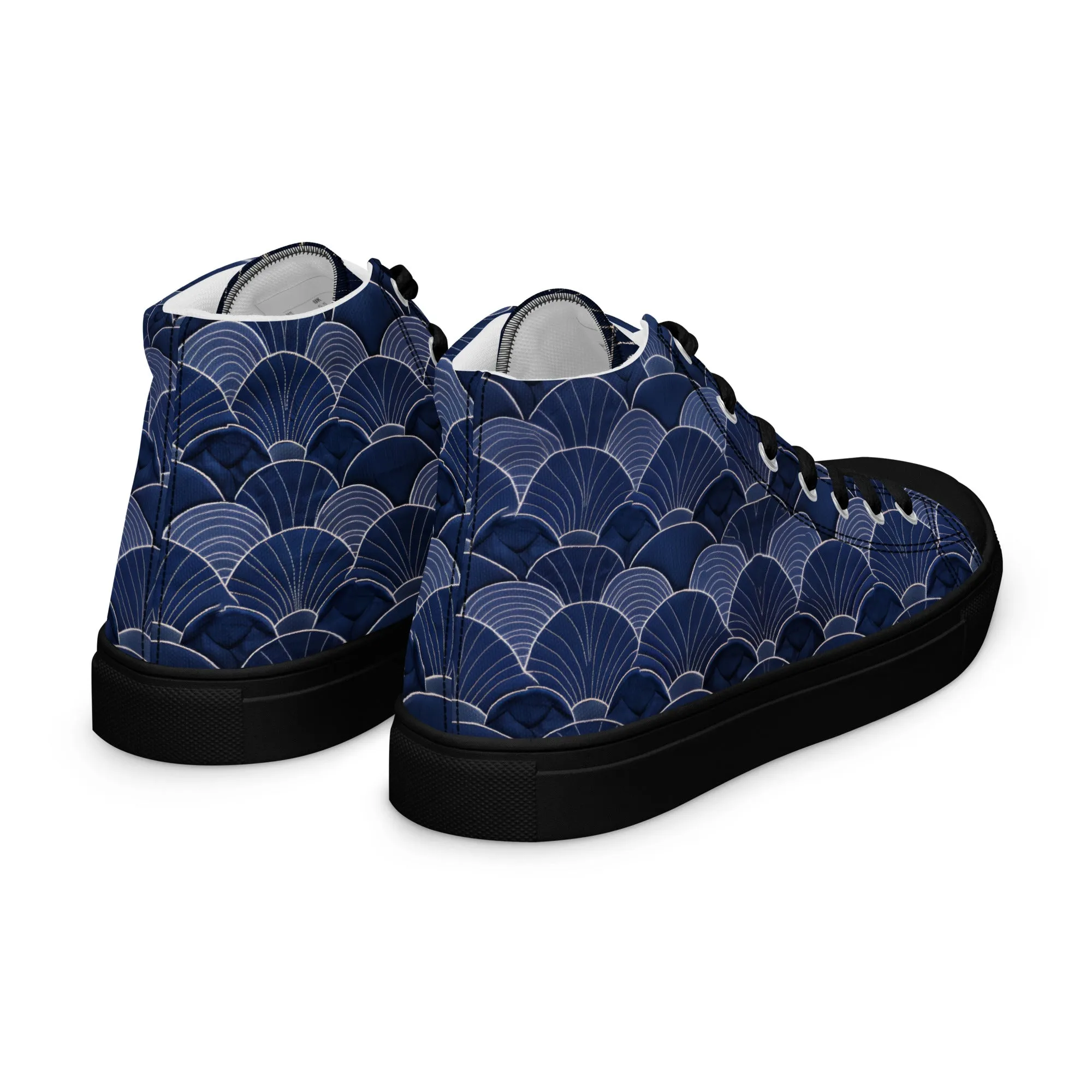 Sashiko - Men’s high top canvas shoes