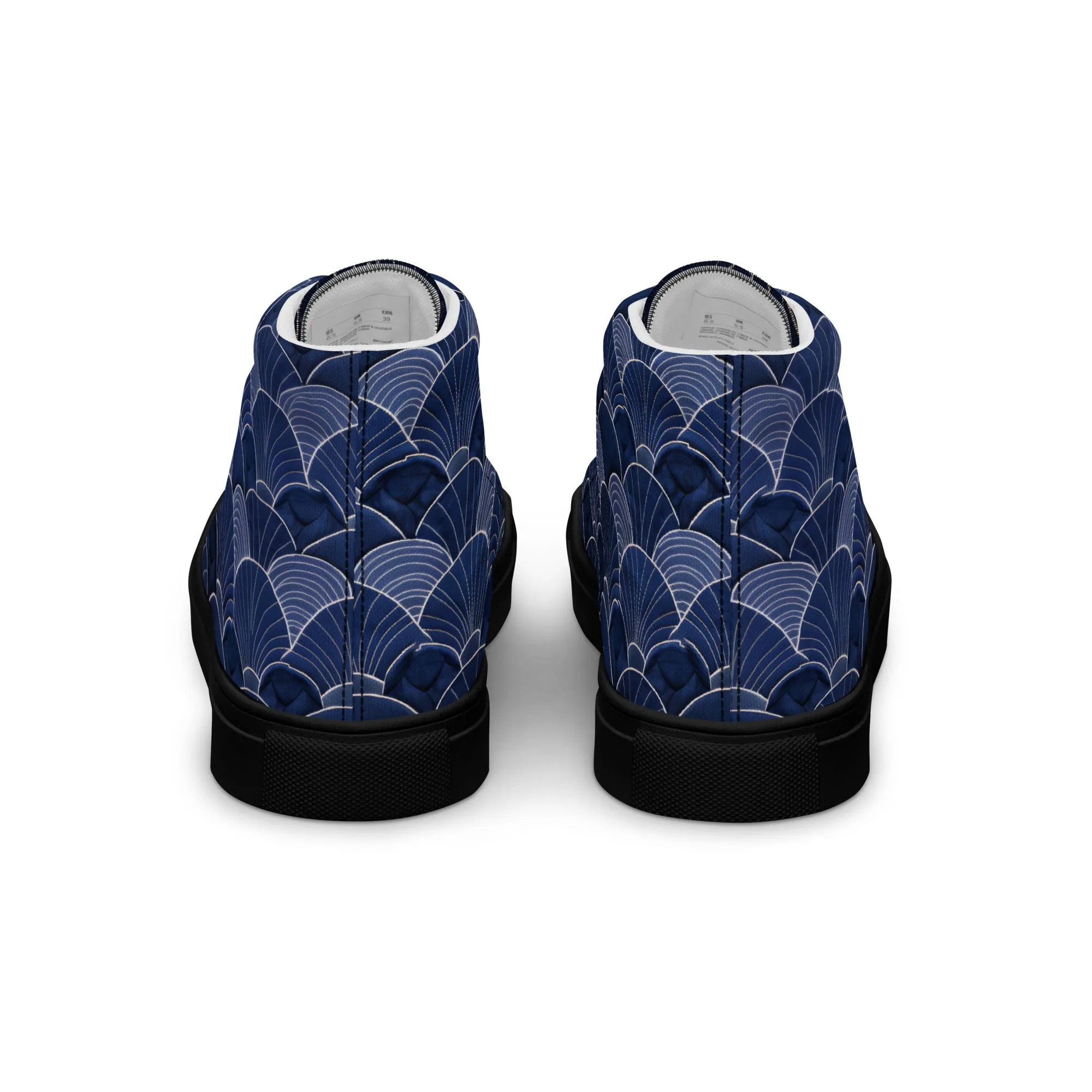 Sashiko - Men’s high top canvas shoes