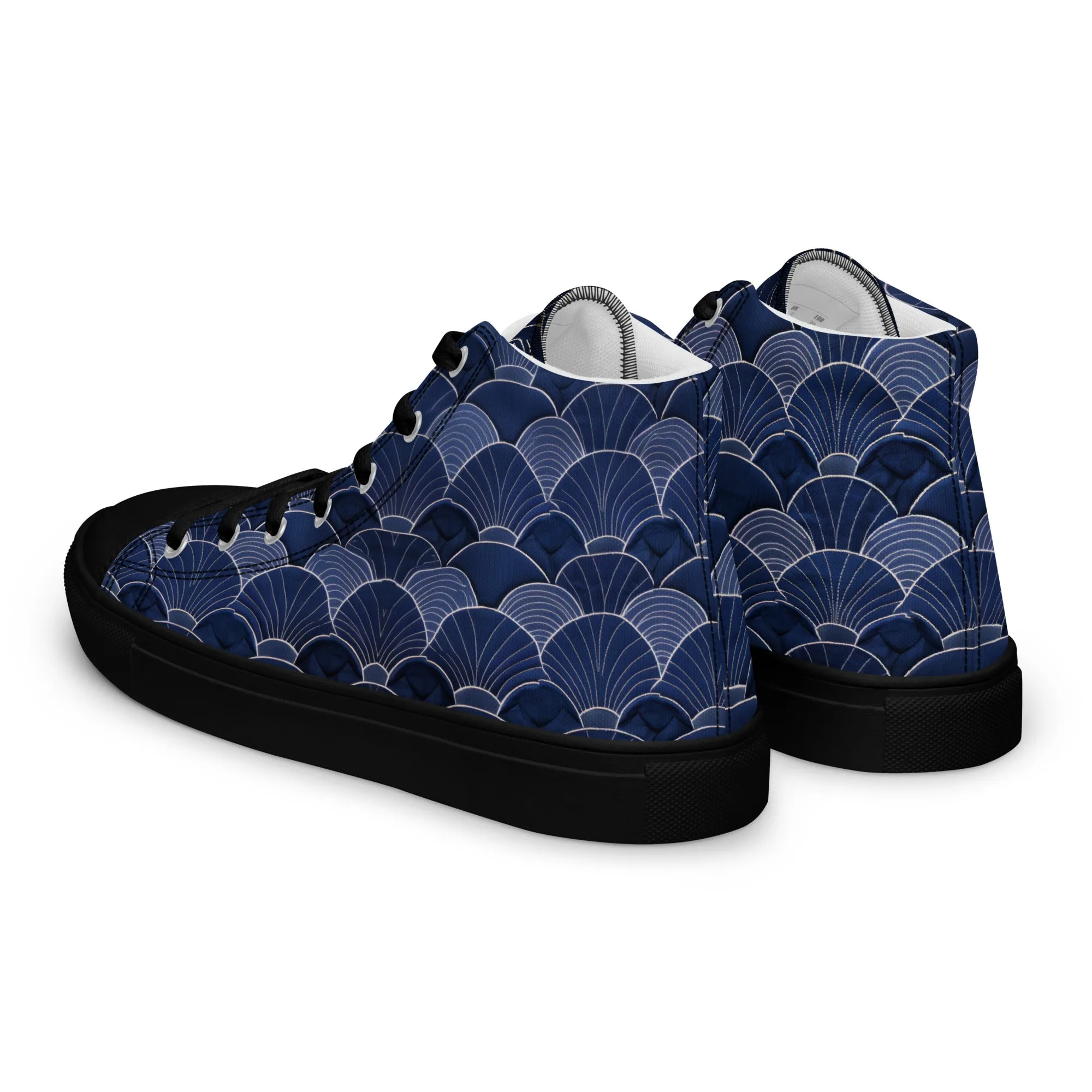 Sashiko - Men’s high top canvas shoes