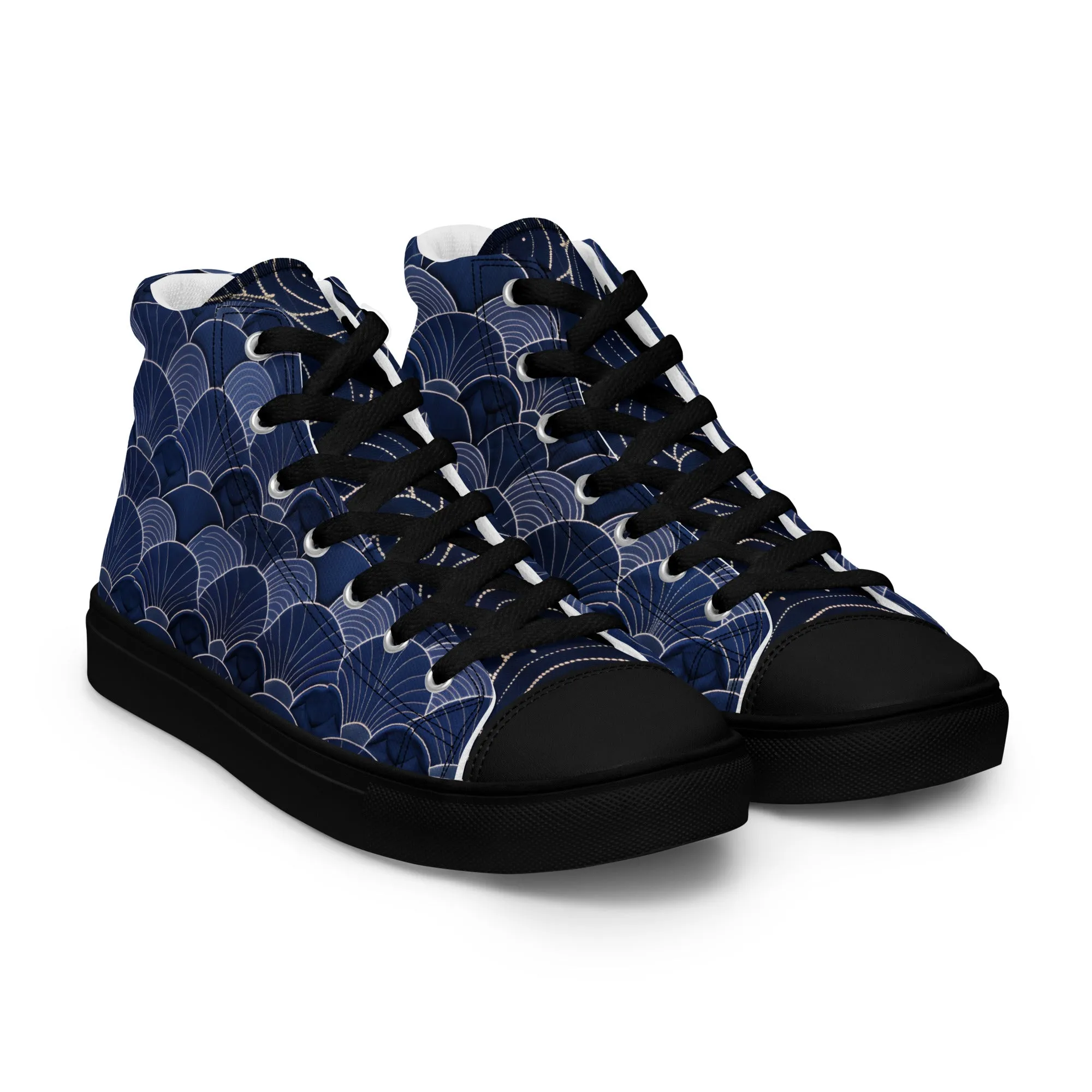 Sashiko - Men’s high top canvas shoes