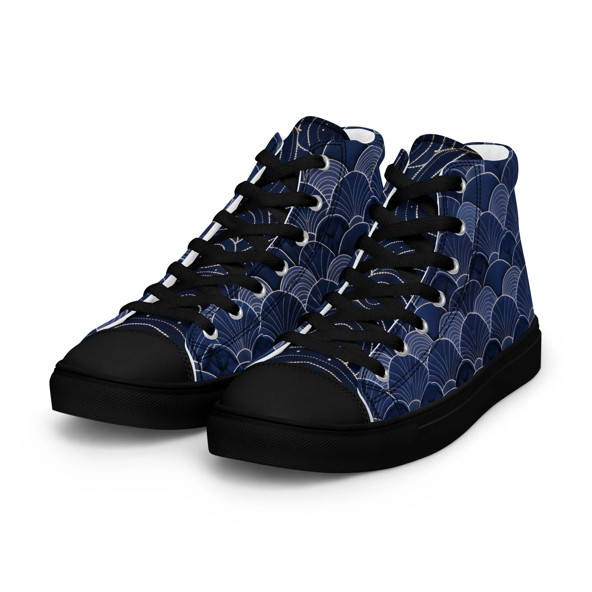 Sashiko - Men’s high top canvas shoes