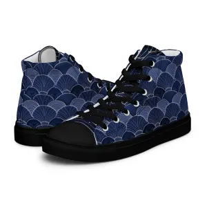 Sashiko - Men’s high top canvas shoes