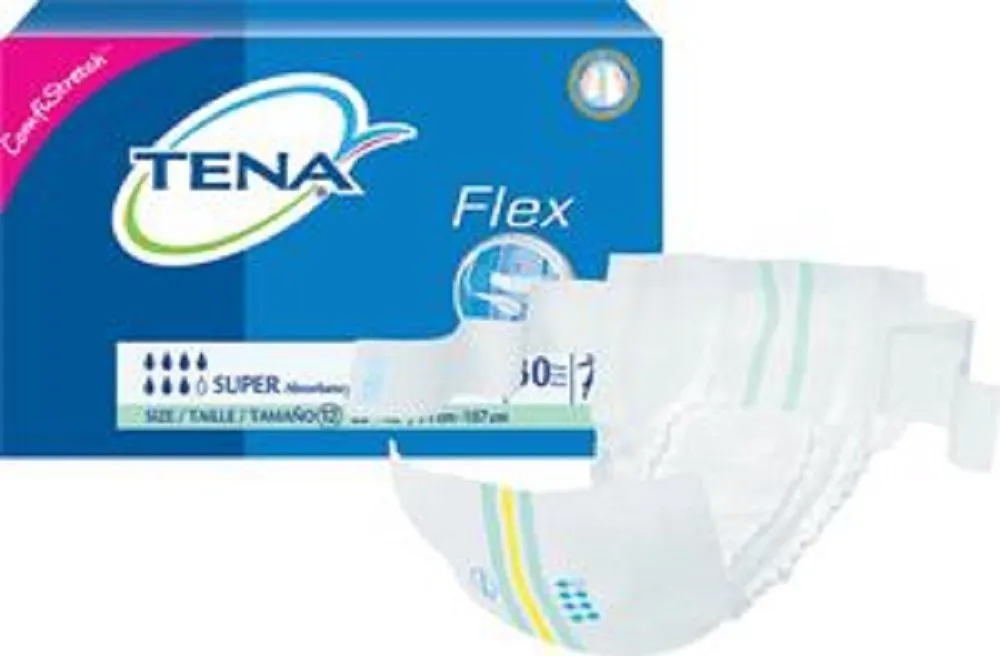 SCA 67805 Tena Flex Super Brief (Size 12) Disposable Heavy Absorbency Pack of 30