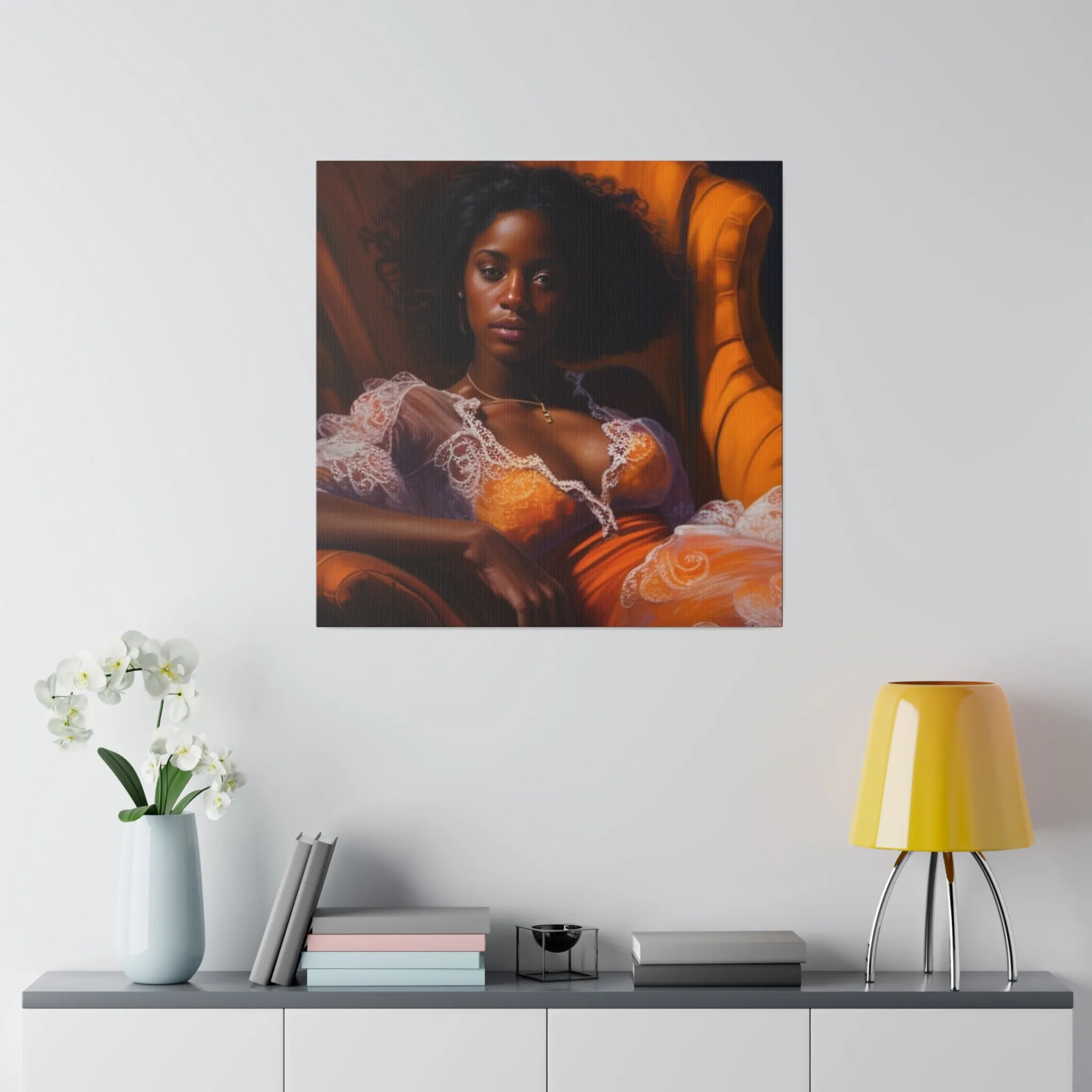 Shea butter allure  Matte Canvas, Stretched, 0.75"