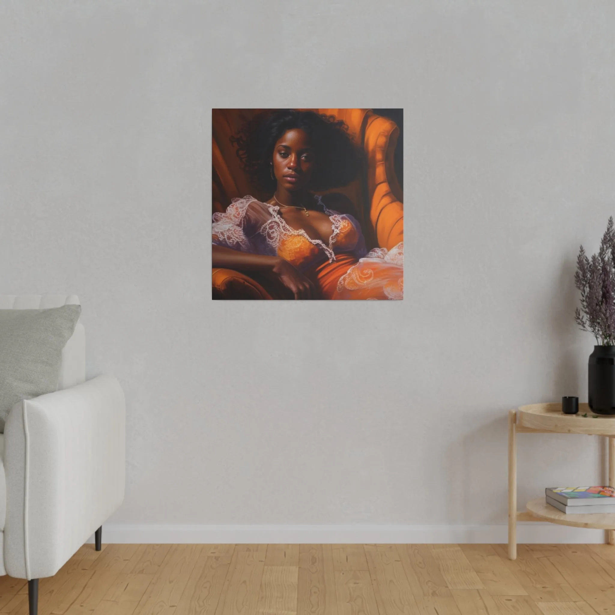 Shea butter allure  Matte Canvas, Stretched, 0.75"