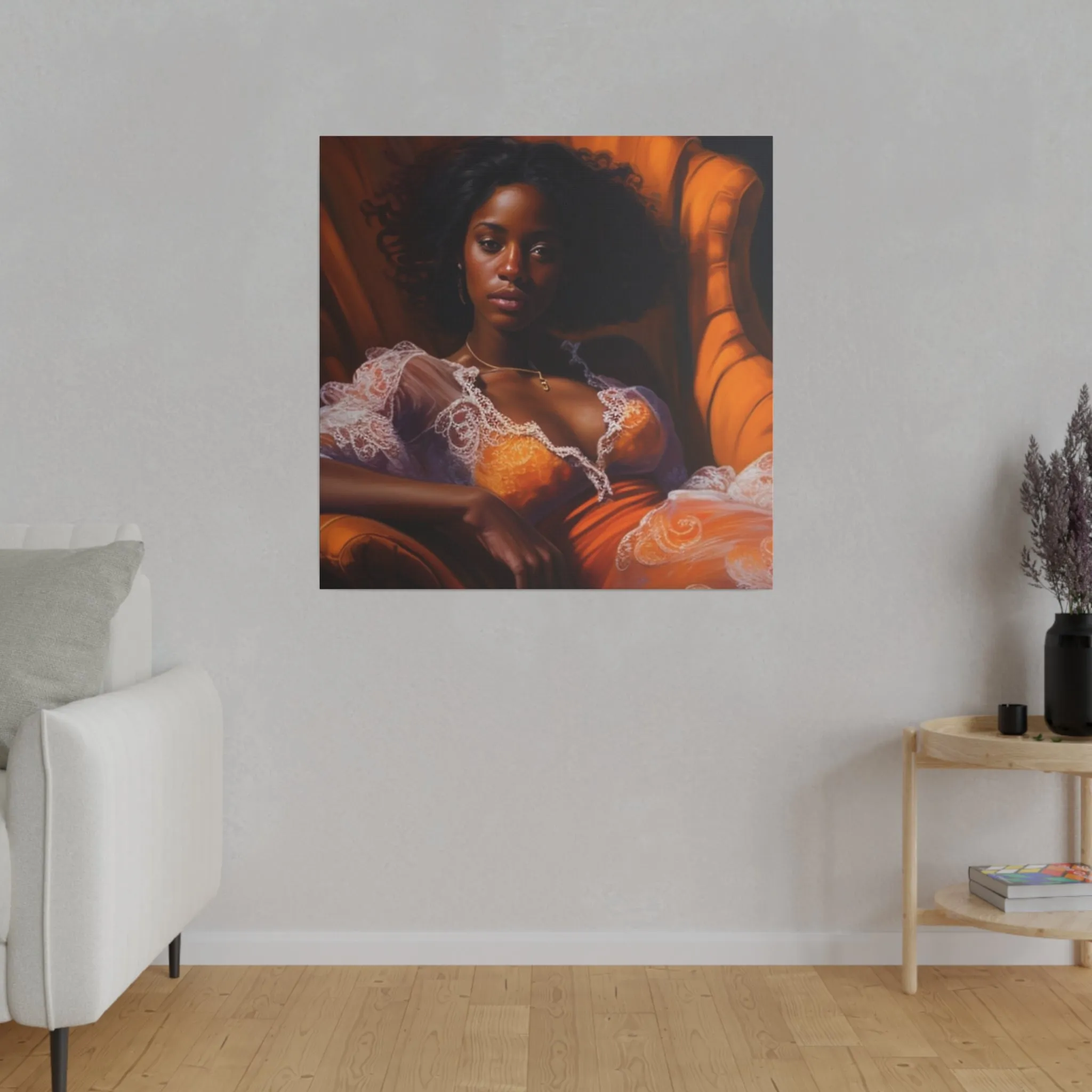 Shea butter allure  Matte Canvas, Stretched, 0.75"