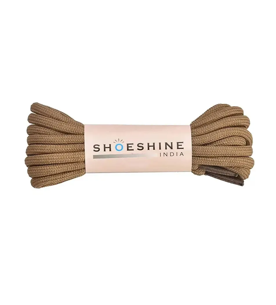 SHOESHINE Shoe Lace (1 Pair) 4mm Army Green Round Shoelace & Boot Laces