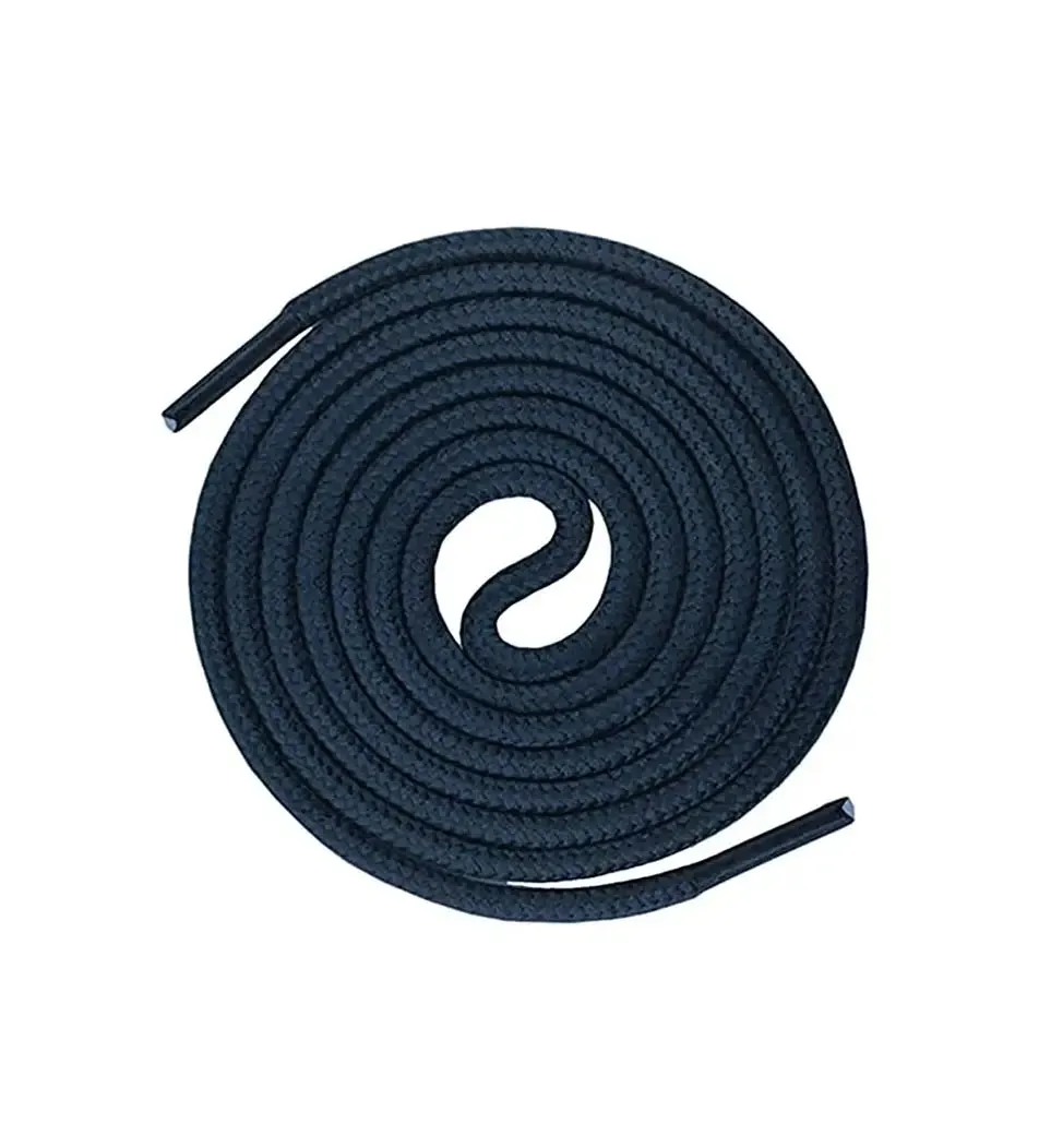 SHOESHINE Shoe Lace (1 Pair) 4mm Chiku with Black Dot Round Shoelace & Boot Laces