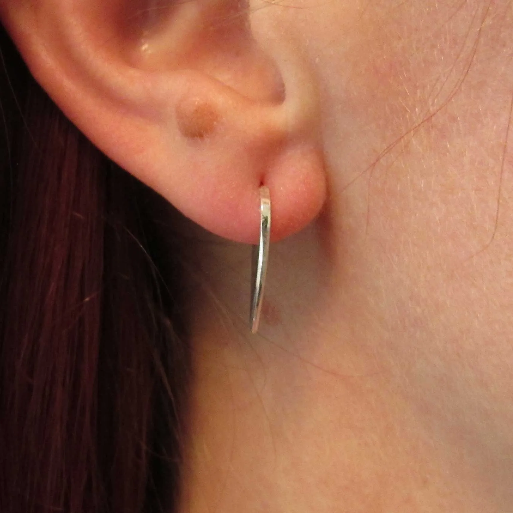 Silver Claw Earrings